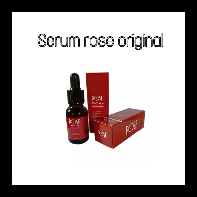 SERUM ROSE IMPORT ORIGINAL / SERUM GLOWING PENCERAH WAJAH