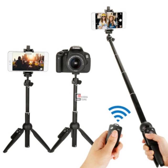 TONGSIS bluetooth TRIPOD  3 in 1 Tongsis Bluetooth With Remote Mini S03