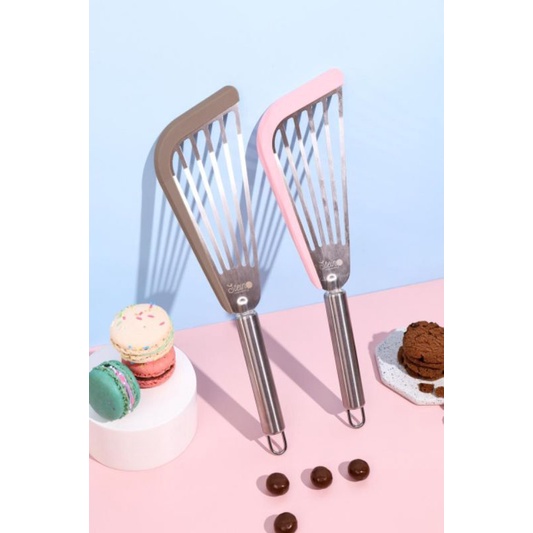 Steincookware stein cookware Indonesia FLIPPER spatula brown pink promo sutil silicone stainless
