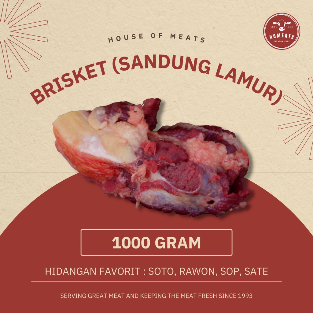 

Daging Sapi Segar Sandung Lamur 1000 Gram