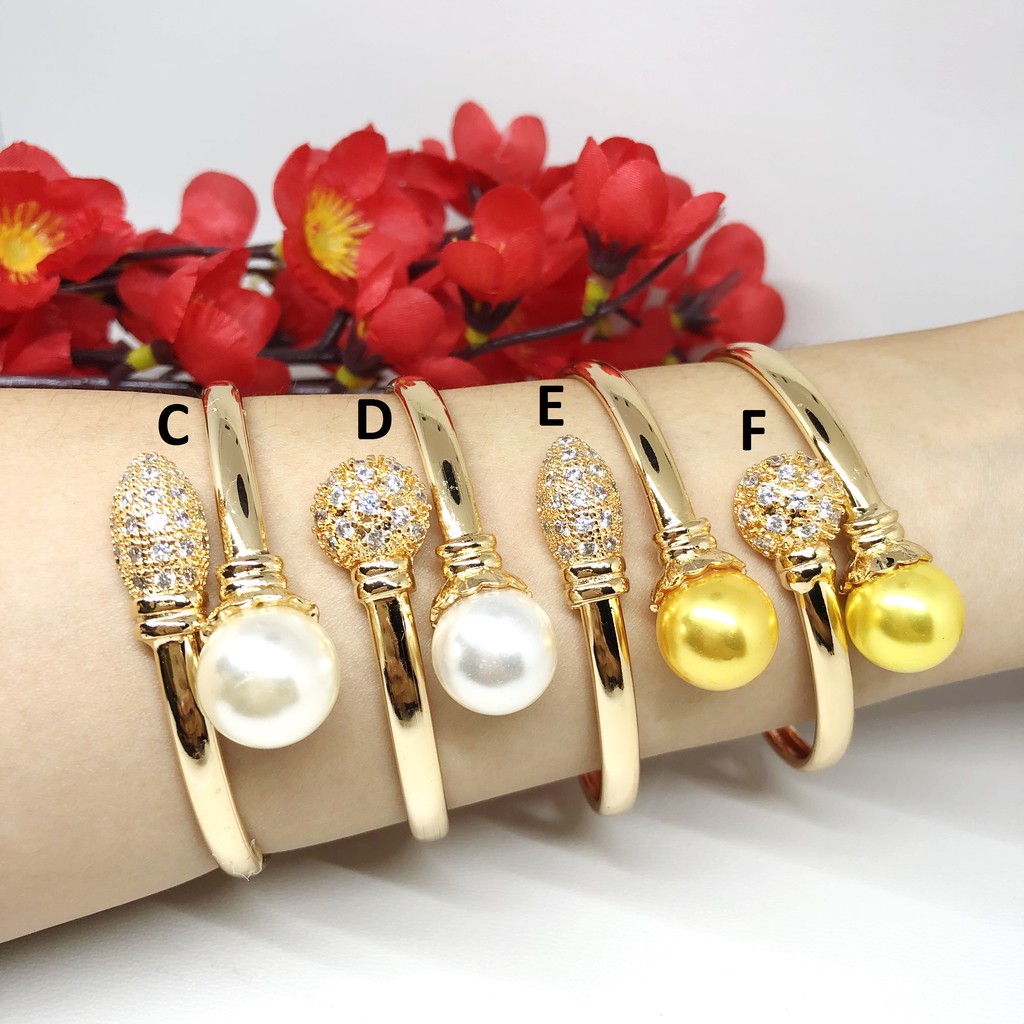 Gelang Bangle Mutiara Pearl Imitasi Xuping - BB200