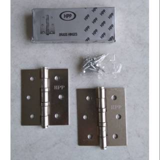 HPP Engsel Pintu 3 Inch Engsel Jendela Kupu2 Bahan Tebal (Paket Isi 2) - Sepasang