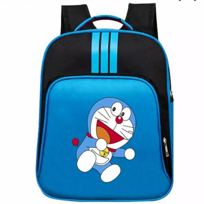Pelangibags Tas anak sekolah Doraemon garis Tas ransel anak sekolah perempuan Tas anak laki laki Sd