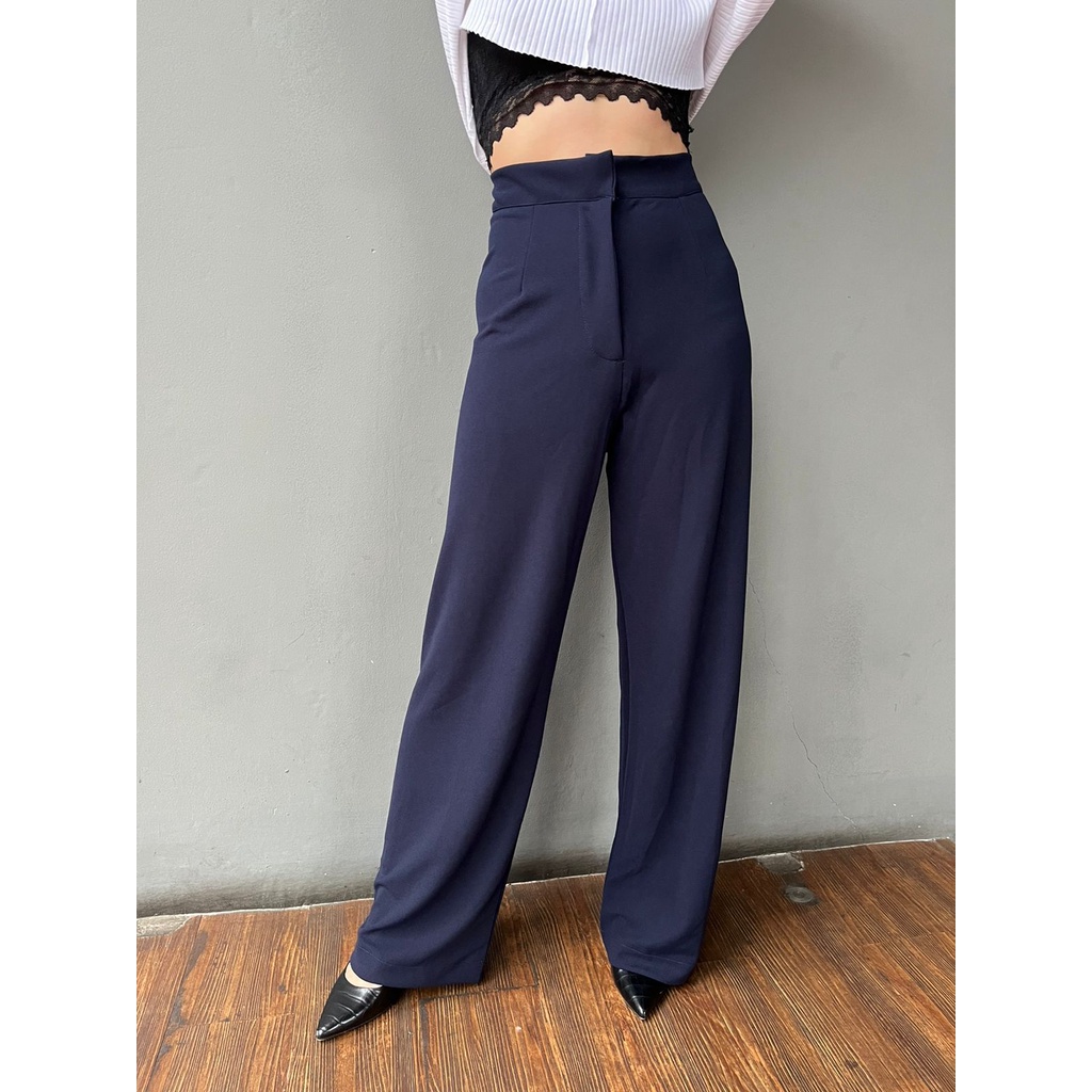 Celana Kulot Highwaist Wanita Aurora