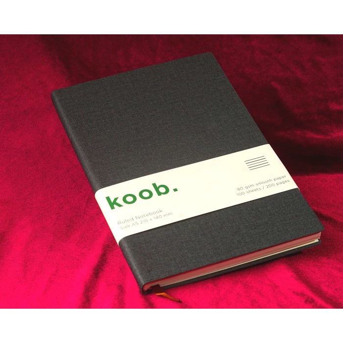 

Koob. Notebook A5 Buku Tulis Agenda Jurnal Diary - Abu-abu