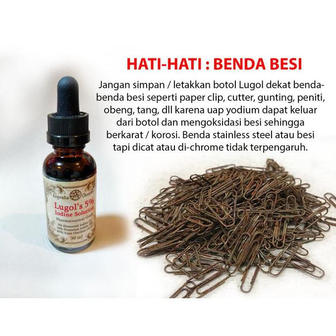 Lugol 5% Iodine Solution Pharmaceutical Grade Lugol's Yodium 30ml