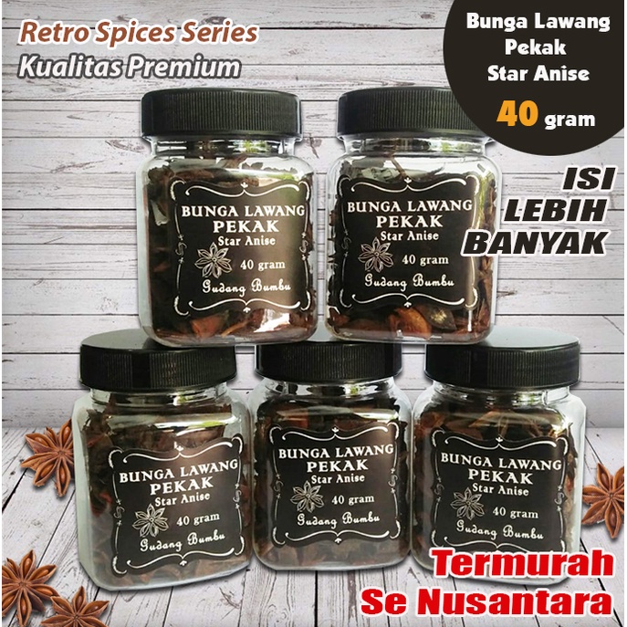 

Bunga Lawang Pekak | Termurah | 40 Gram | Kualitas Premium