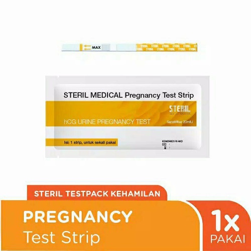 Steril Test Pack 𝐊𝐞𝐦𝐚𝐬𝐚𝐧 𝟏 𝐒𝐭𝐫𝐢𝐩 - Alat Tes Kehamilan