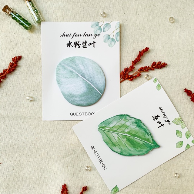 

Sticky Notes Leaves Series