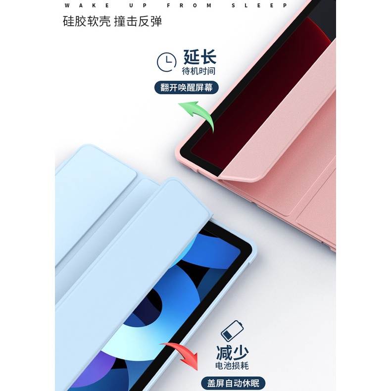 Case Kulit Dengan Holder Pensil Magnetik Tahan Banting Untuk iPad 9th Pro11 2021 10.2 inch 9.7 Gen 2020 Air5 2022 4 10.9 7th Generation ipad7 6th 5th Air3 Pro 10.5