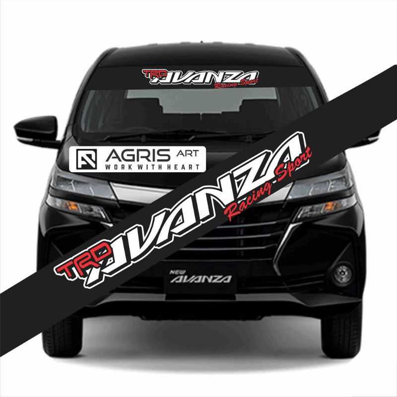 stiker mobil stiker TRD avanza