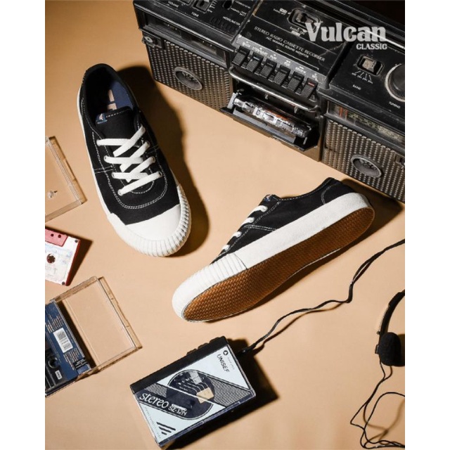 (TERMURAH) Sepatu Brodo Vulcan Low Olive GS/Low Black WS + Masker Brodo