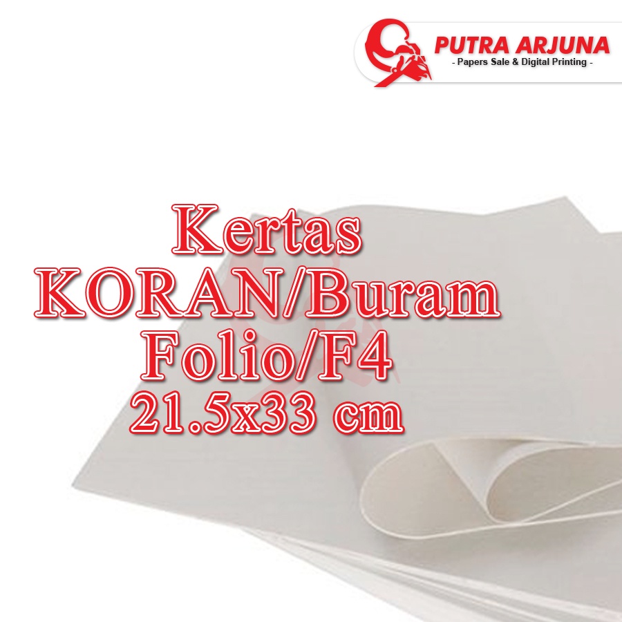 

KERTAS KORAN BURAM - F4