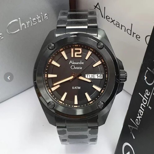 Jam tangan pria original ALexandre Christie AC-8609