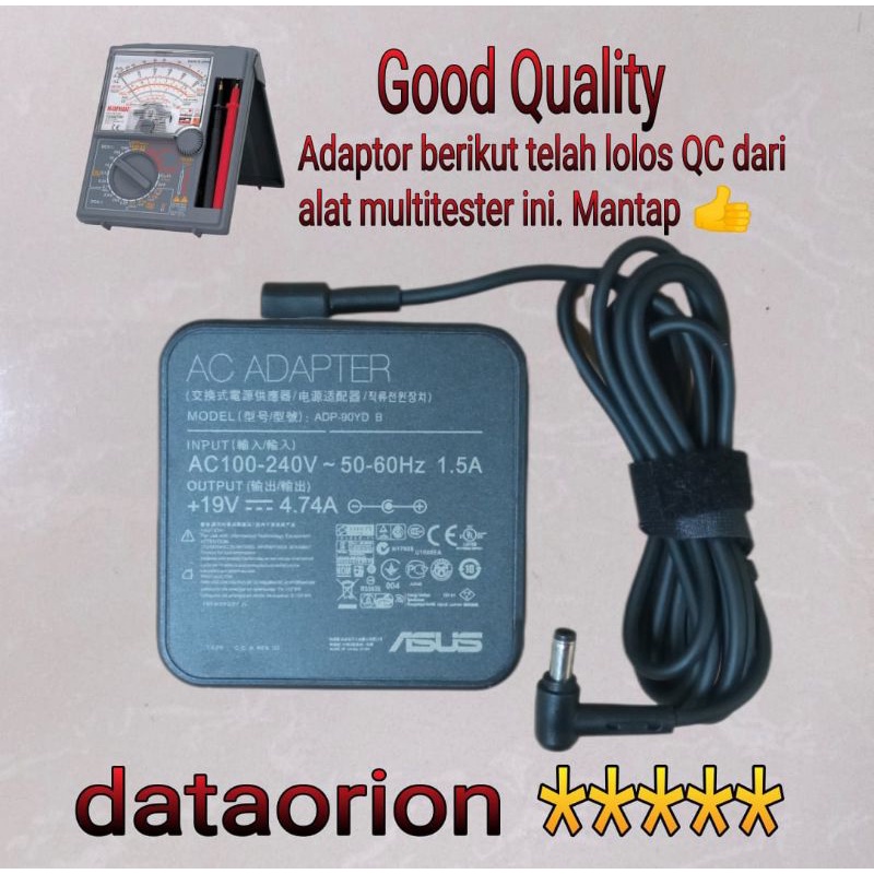 Adaptor Charger Asus Kotak 19v 4.74A DC 5.5*2.5 mm for Asus X553 X555 X450j X450JF N46 N56 N45V N46V N56D N56V