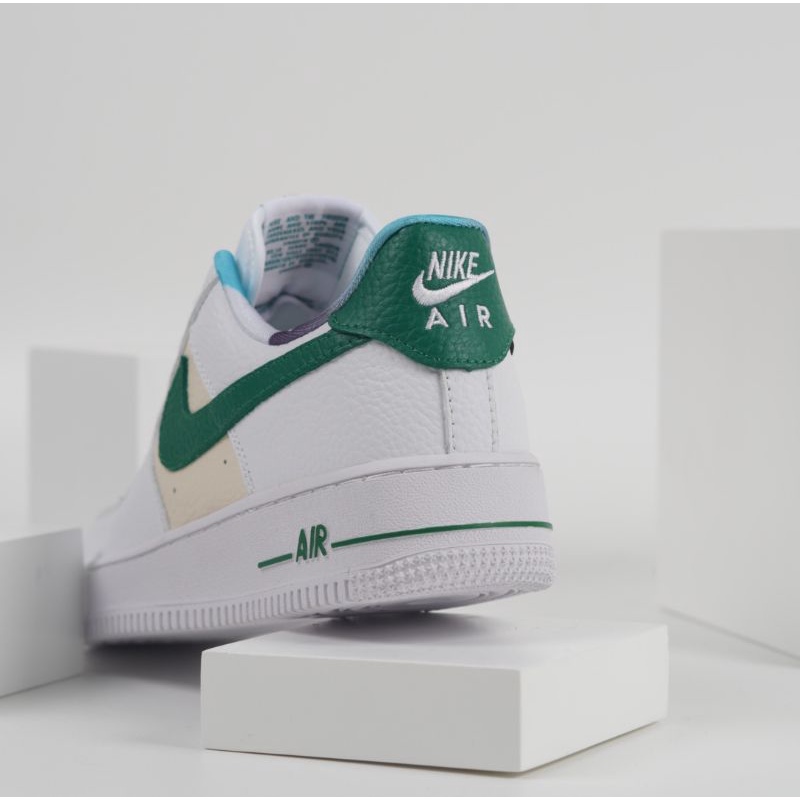 Sepatu Nike Air Force 1 Low Embedded White Green