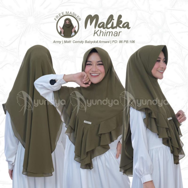 MALIKA KHIMAR by AYUNDYA HIJAB