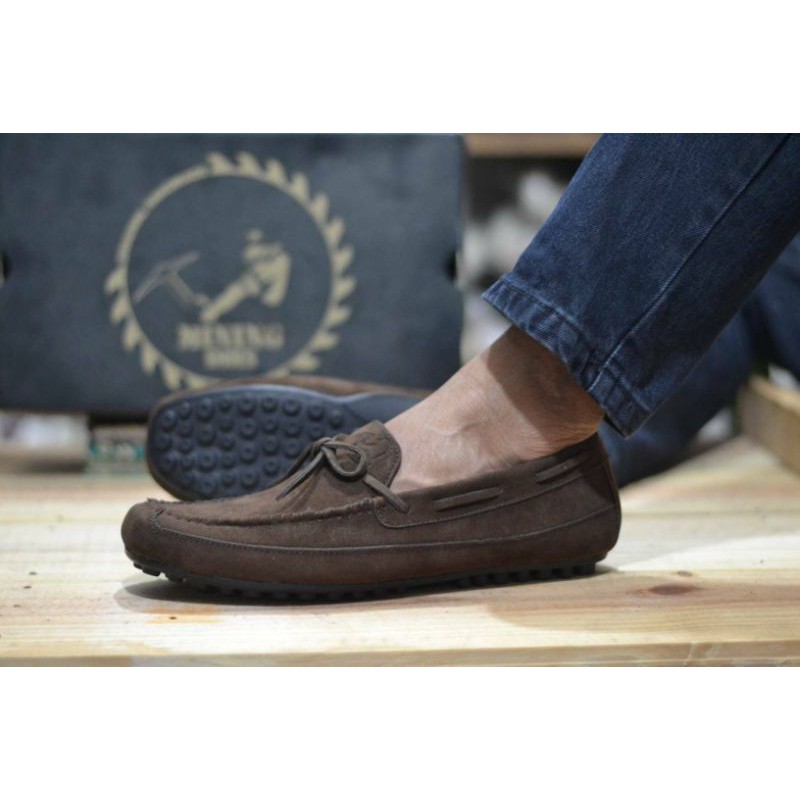 XSHOESBDG | Sepatu Kasual Slip On Pria Kulit Suede Casual Pria Nongkrong Main Trendy Terbaru 2020