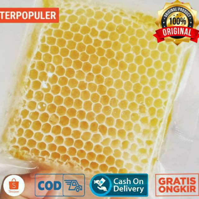 

COD Madu Sarang Murni Asli 100% Netto 350gr