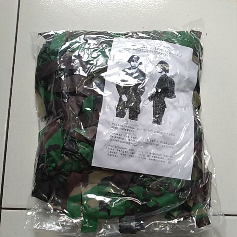 samaran ransel dan helm TNI AD