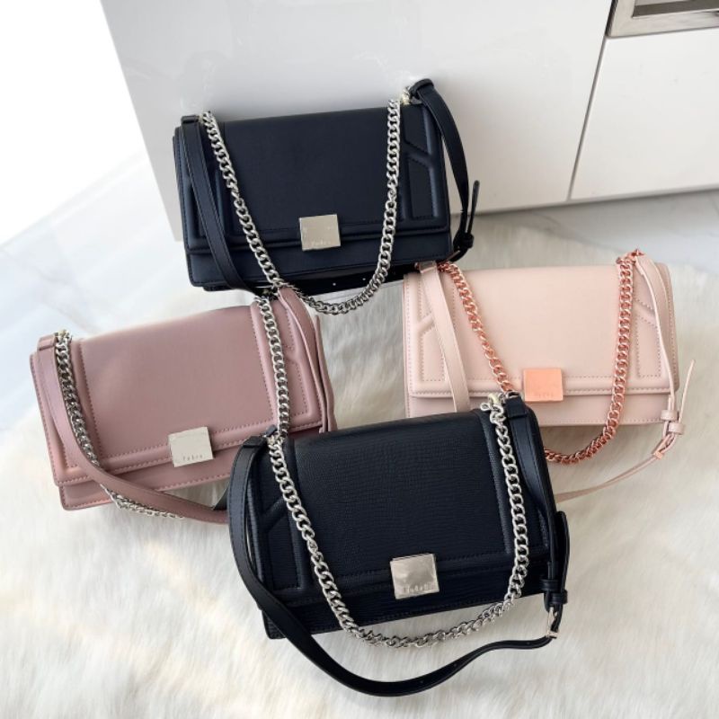 PROMO SALE Tas Pedro croco selempang bahu hitam pink rosegold mauve black