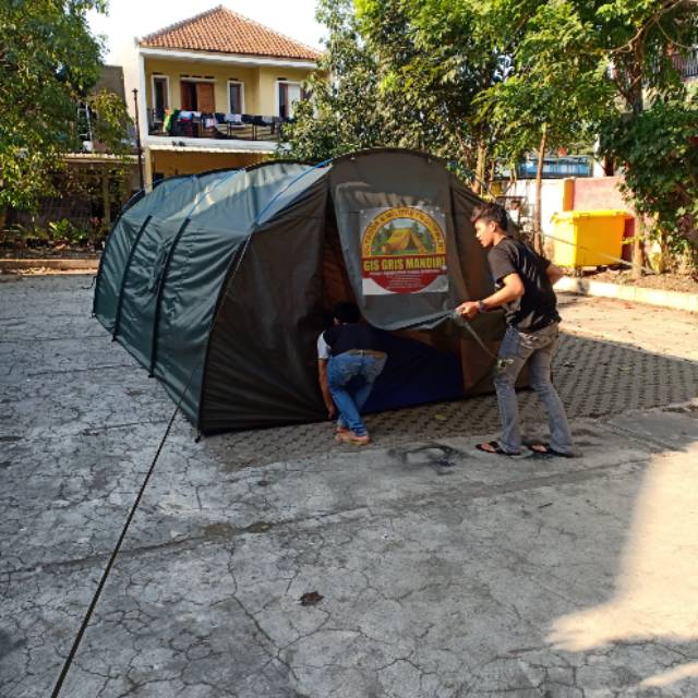 Tenda dome lorong rofi
