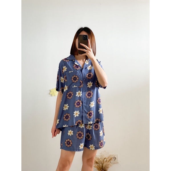 Doora Short Set (Set santai bermotif)