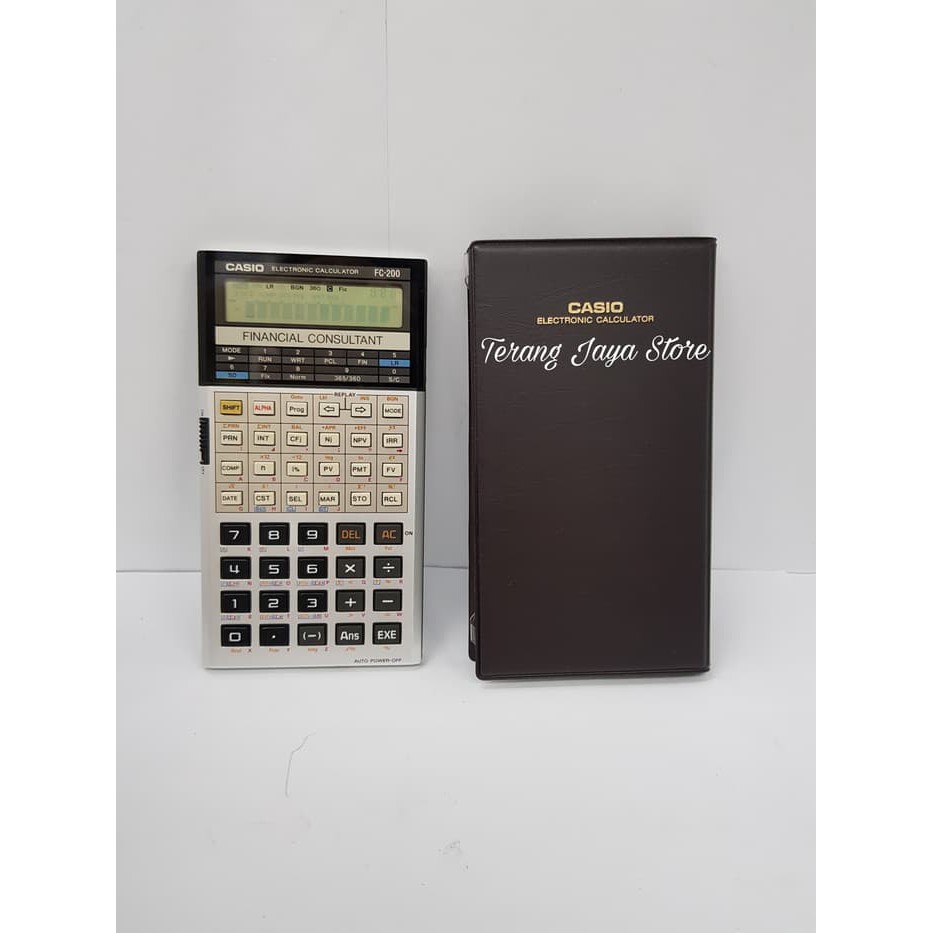 

Kalkulator Financial Scientific Casio FC-200 Financial Consultant