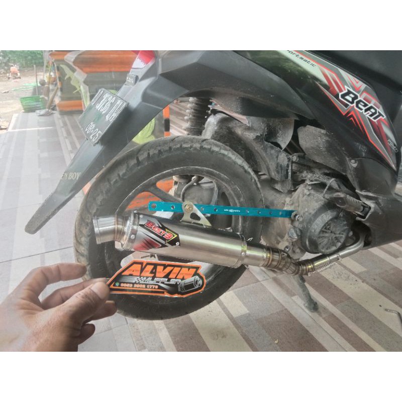 KNALPOT BEST3 PNP BEAT SCOOPY ANTI GASRUK