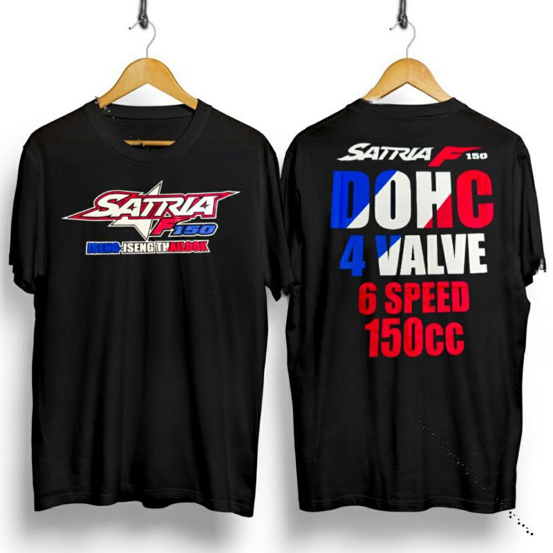 Kaos distro satria f150 / kaos satria f150 / kaos satria / kaos motor satria / kaos tulisan satria