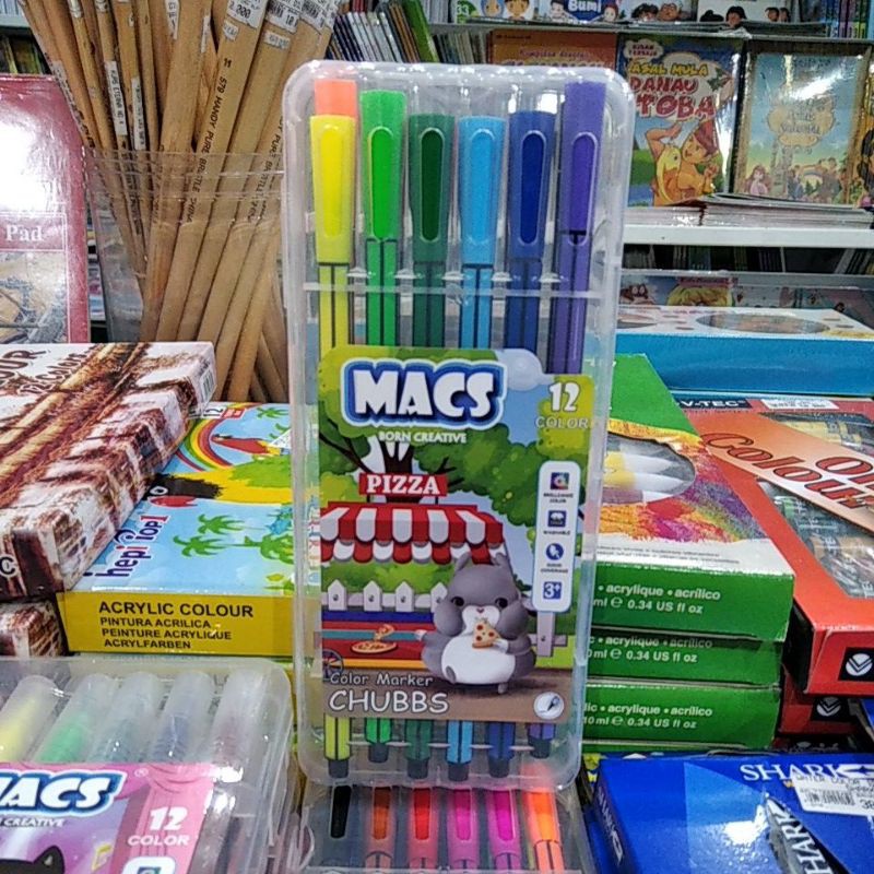 

Spidol Color Marker 12 Macs