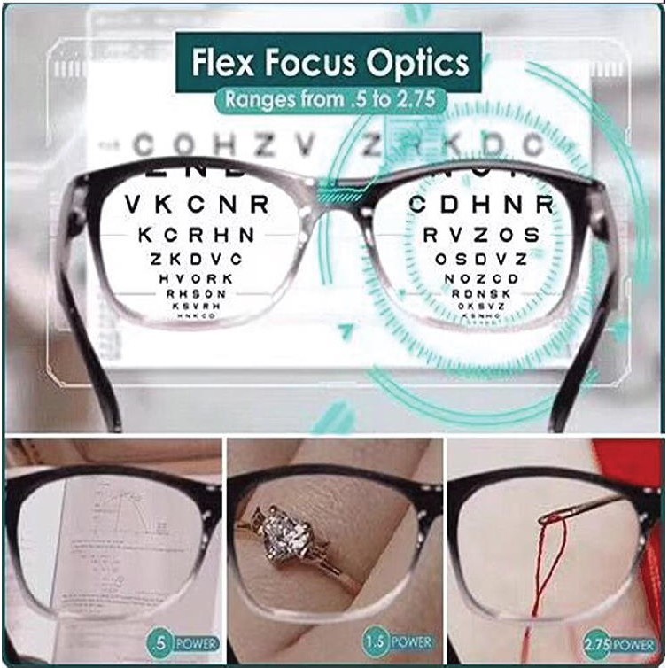 One Power Readers - Flex Auto Focus Optic - Kacamata Baca Bifocal Untuk Pria dan Wanita