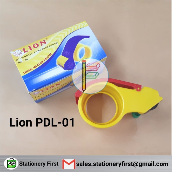 

Eklusif Tape Dispenser Cutter/ Pemotong Plakban Lakban Opp Lion Pdl-01Plastik Berkualitas
