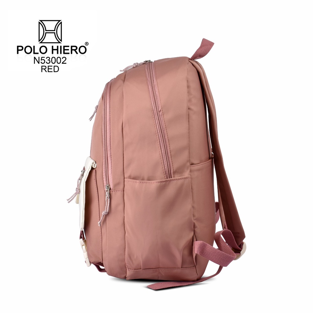 (RF) Tas Ransel Polo Hiero N53002 Ransel Sekolah Wanita Backpack Casual Tas Punggung Fashion