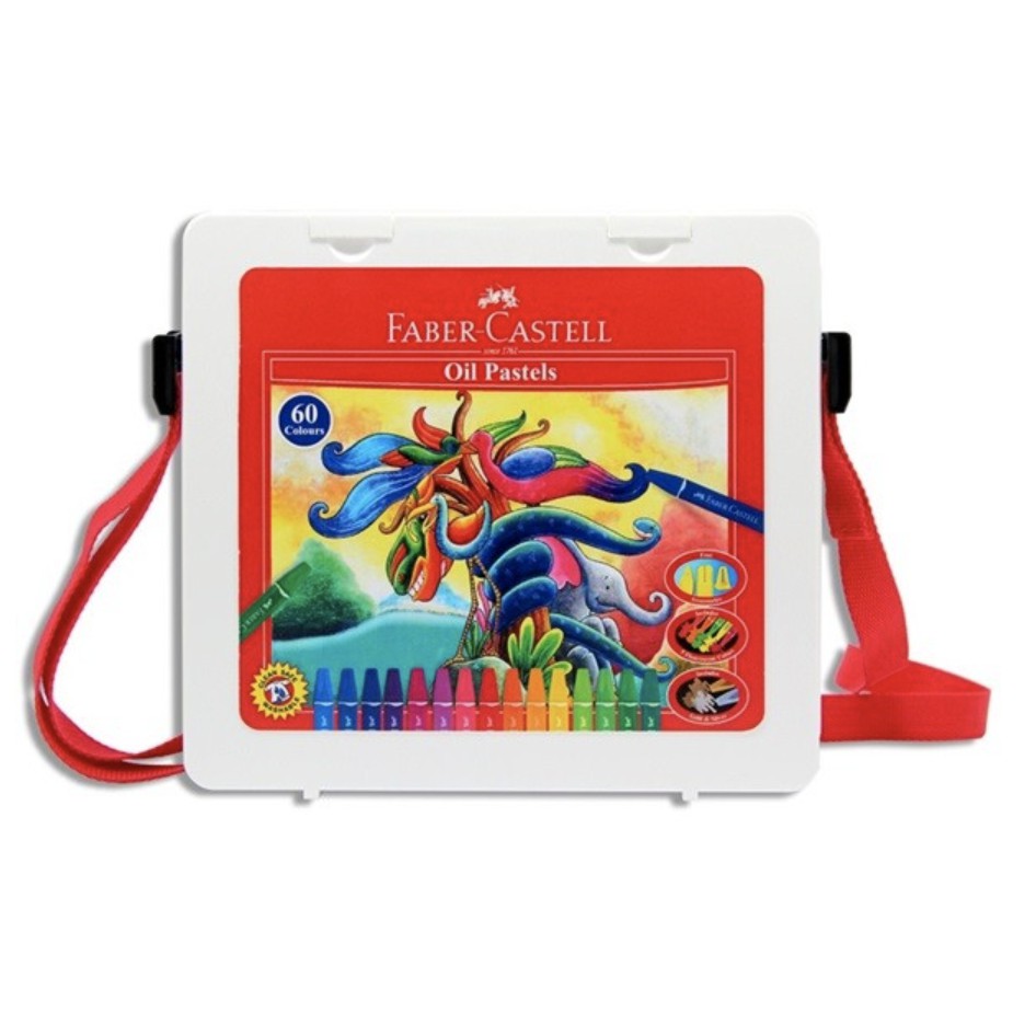 

OIL PASTEL FABER CASTELL KRAYON MINYAK SET 60 WARNA CRAYON ANAK TIDAK BERACUN GROSIR MURAH MEWARNAI