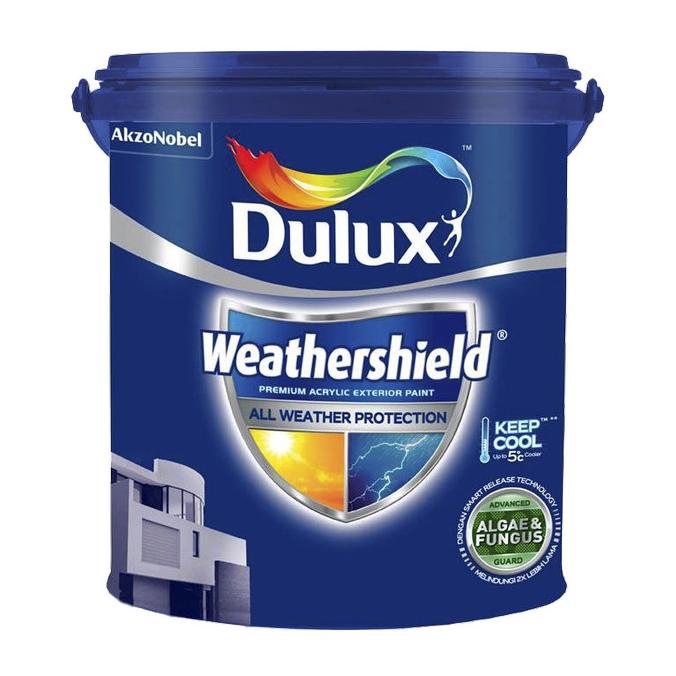 DULUX WEATHERSHIELD PRO DS BRILLIANT WHITE PAIL 20LITER