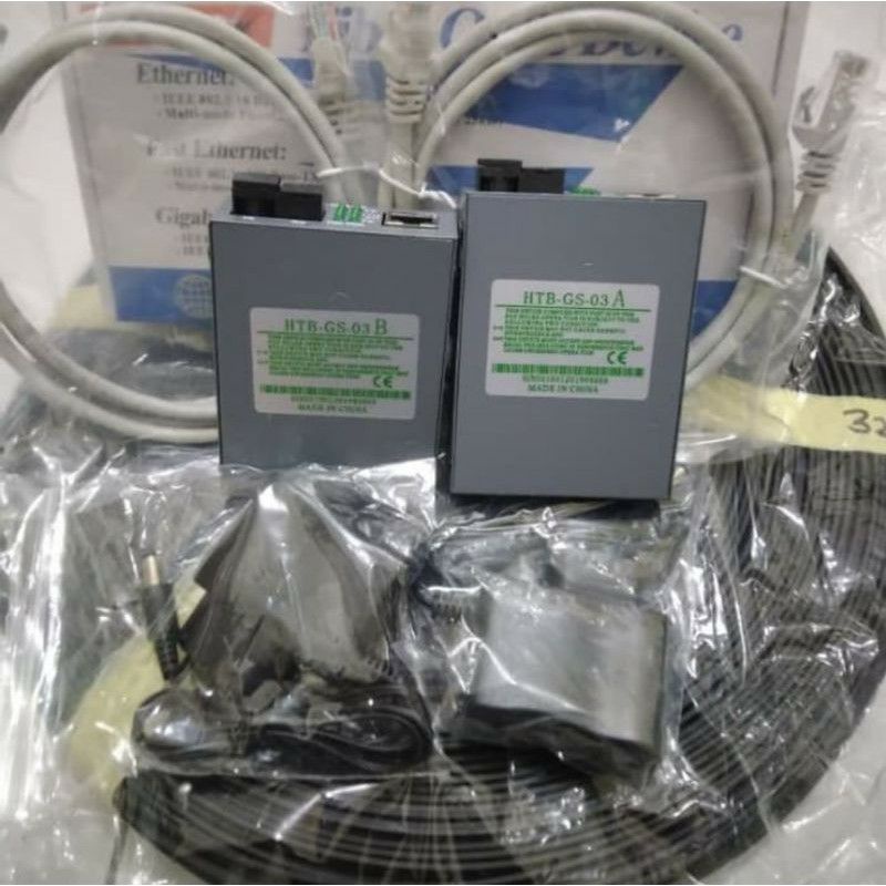 Paket Converter HTB GS03 Sepasang + dropcore 300M Siap Pakai