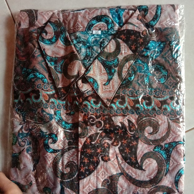 Hem Kemeja Batik Pria Formal Modern Mewah Kualitas Premium