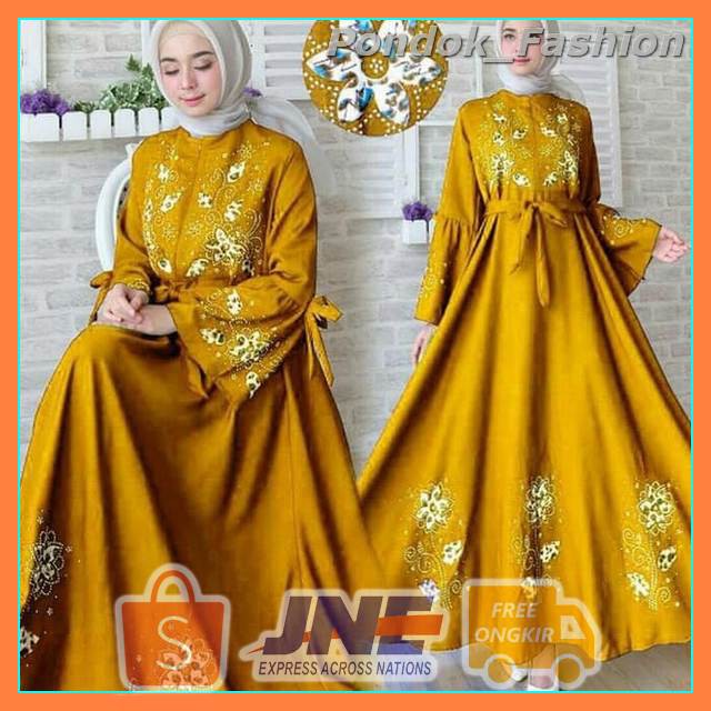 Fashion muslim/dress/tunik/Hijab/blouse/brukat/dress muslim/gamis/gamis muslim/maxi/syari Aulia (2)