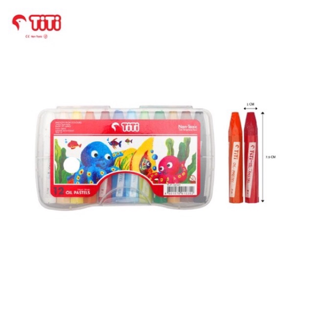 

Krayon / Crayon TiTi 12 warna non toxic