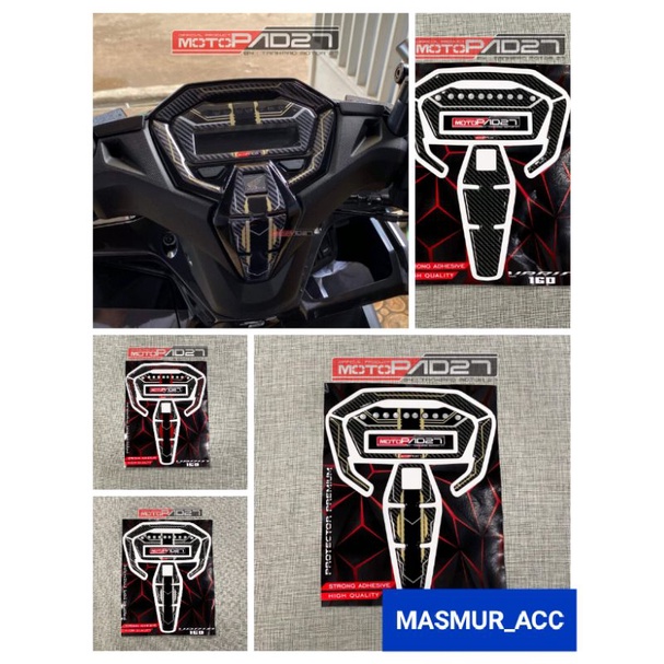 Sticker resin timbul spidometer plus antigores Honda All New Vario 160