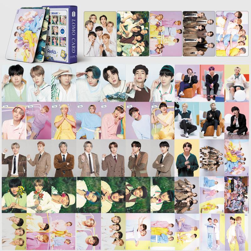 [BS] BISA COD 54pcs Photo Card BTS FESTA Kartu Foto Lomo Card - KP859