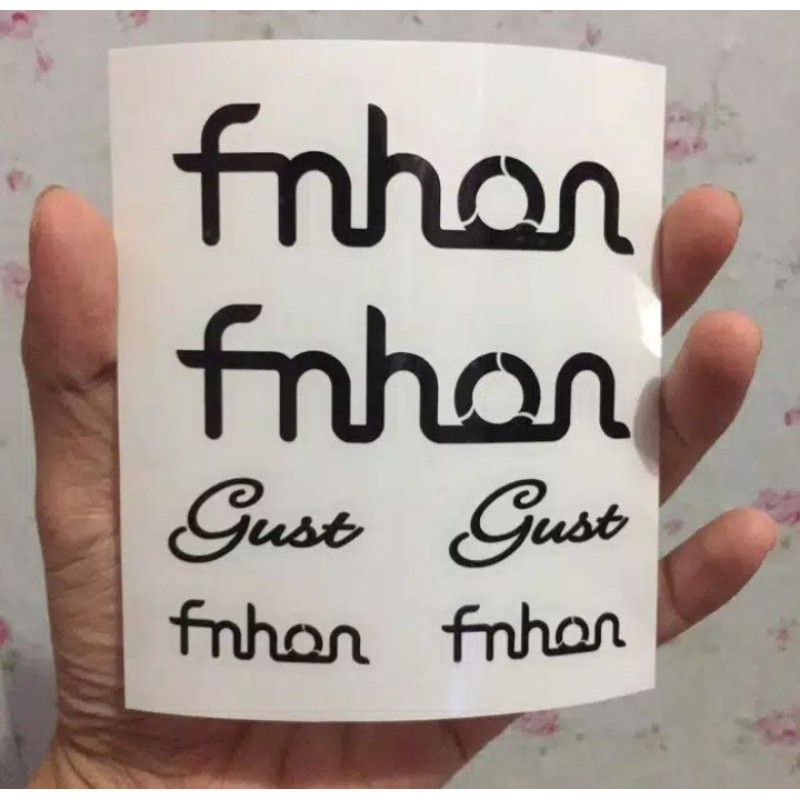 Cutting Sticker Sepeda Fnhon Gust 3x20cm