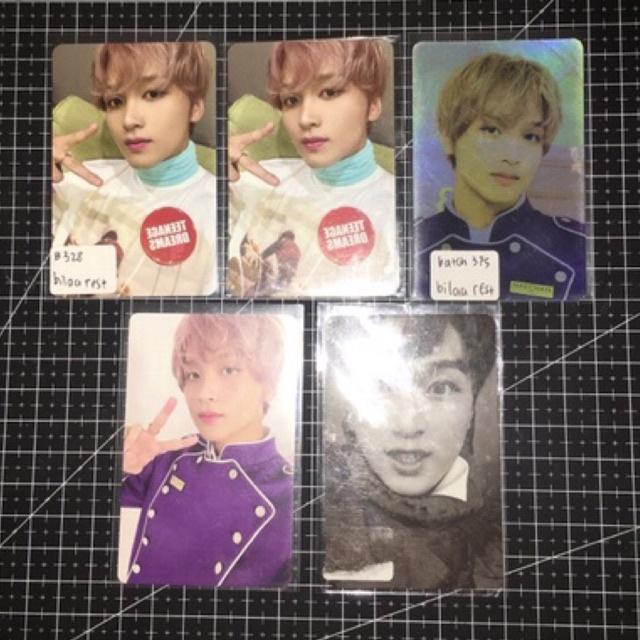 haechan sticker sticky ver haechan the first photocard
