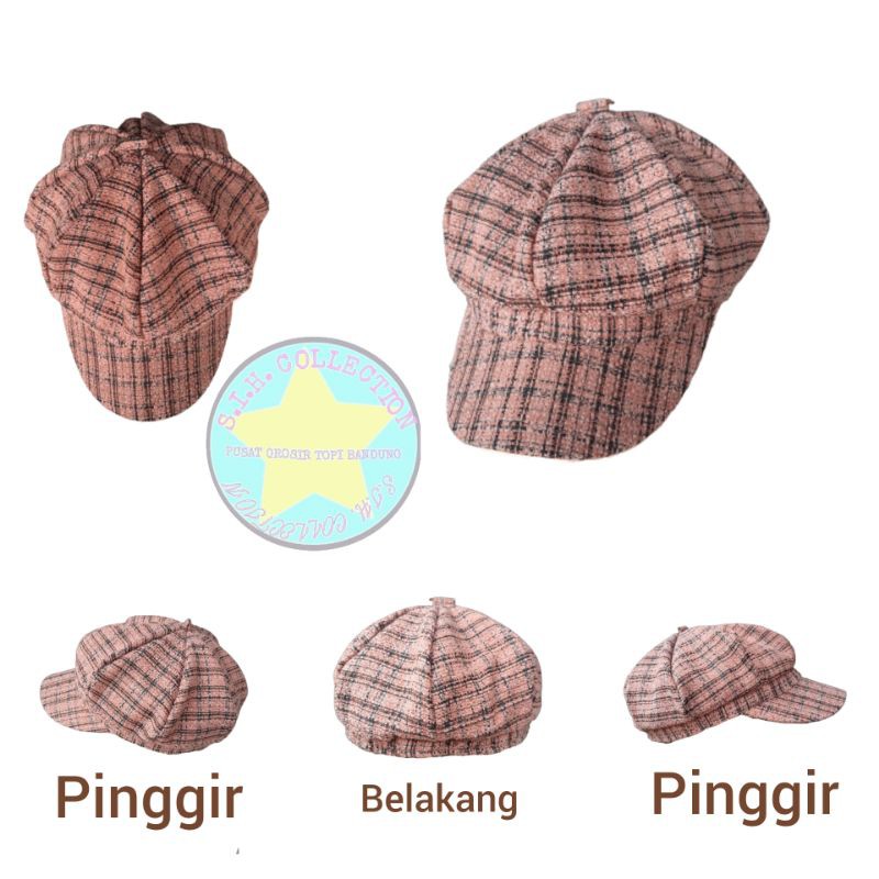 topi apolo caps / topi newsboy cap