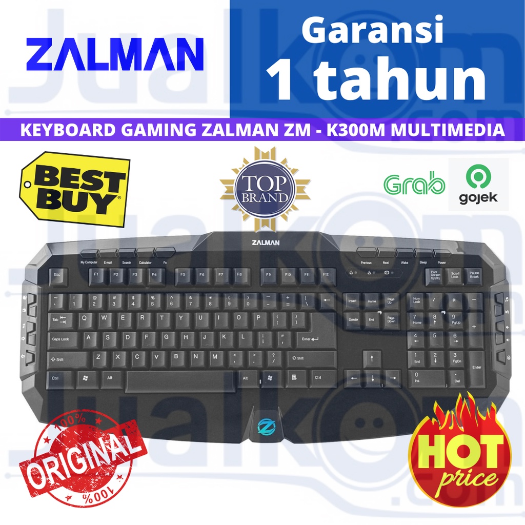 KEYBOARD GAMING ZALMAN ZM - K300M MULTIMEDIA