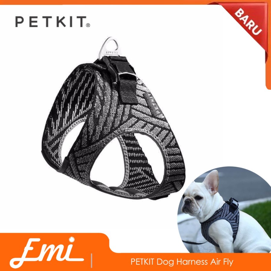 PETKIT Cat Dog Harness Air Fly Tali Tuntun Hewan Peliharaan