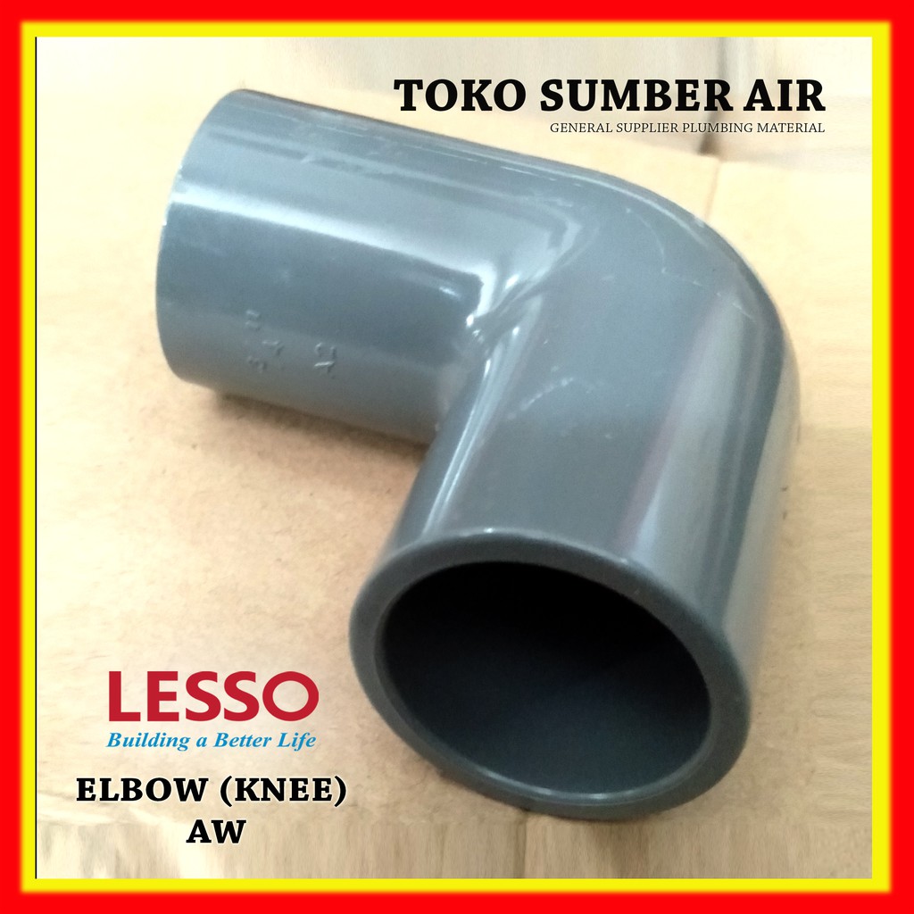 PVC ELBOW 3/4 INCH /KNEE - AW - MERK LESSO
