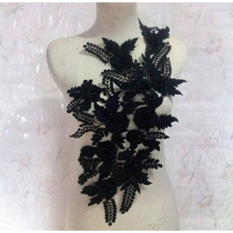 EXLUSIVE Renda Bordir Kerah Rambat TERMURAH