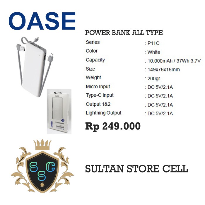 OASE POWERBANK ALLTYPE CONNECTOR